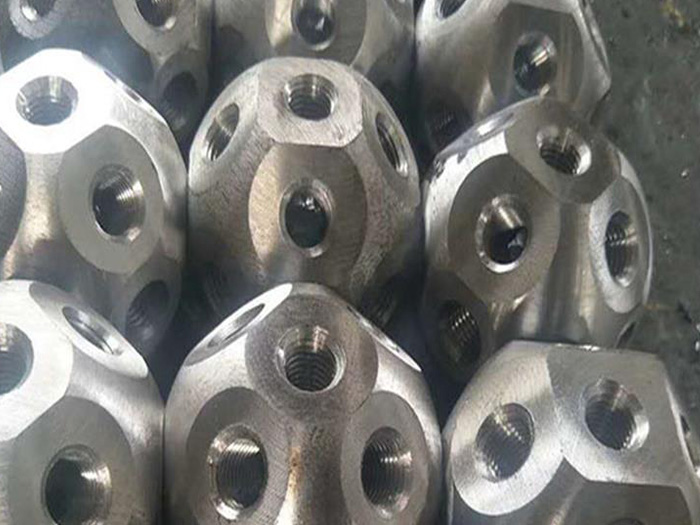 包头螺栓球网架杆件制作